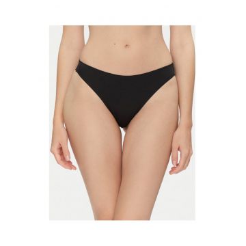 Chiloti clasici  talie inalta - lenjerie intima dama - Negru