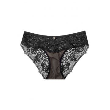 Chiloti de tip figi Ilusion  Negru