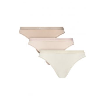 Chiloti pentru dama -  Bej - 3 buc -