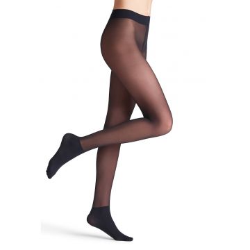 Dres cu model soseta Fine - 20 DEN - Albastru ultramarin