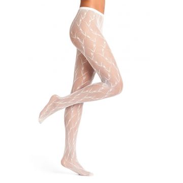 Dres-plasa cu model lalea - Alb