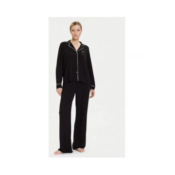 Pijama dama -  viscoza/elastan - negru -