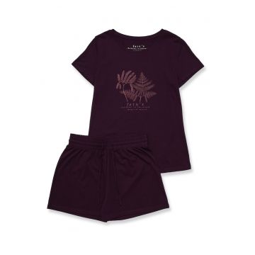 Pijamale de dama  bumbac - Violet