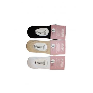 Set 3 perechi sosete scurte dama Scopri Calze - Multicolor - Marime