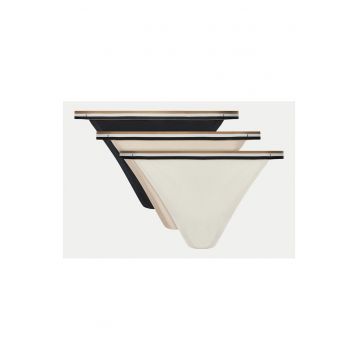 Set chiloti tanga dama  lenjerie intima - Multicolor