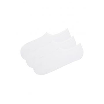 Set de sosete foarte scurte cu model uni - 3 piese