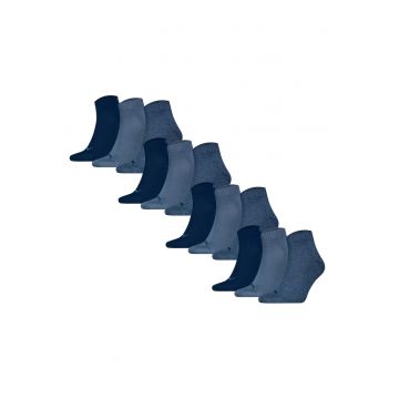 Set de sosete scurte unisex - 12 perechi - Albastru