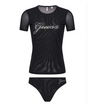 Set lenjerie intima dama  negru - 2 piese -