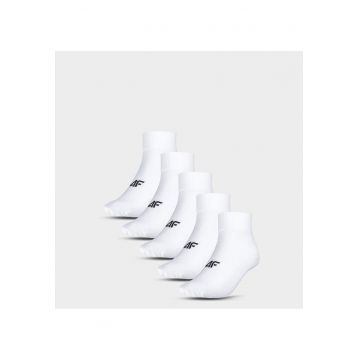 Sosete barbati  5 perechi - bumbac - alb -