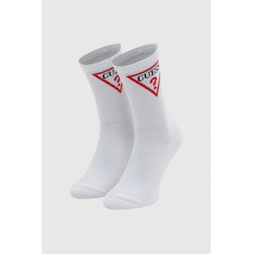 Sosete barbati  albe - unisex - din material elastic - marime universala