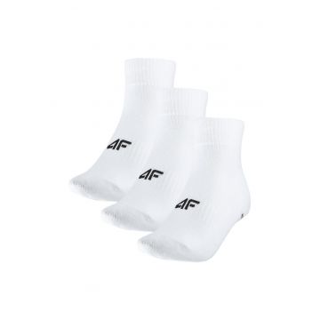 Sosete dama -  3 perechi - alb - 35-38