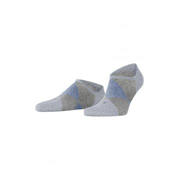 Sosete foarte scurte cu model argyle Clyde - Gri/Albastru