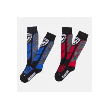 Sosete ski copii  ALLOVER SOCKS - Negru