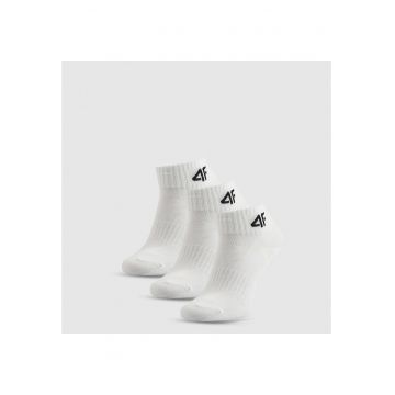 Sosete sport copii  set 3 perechi - albe - 35-37