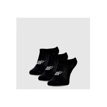 Sosete sport copii -  set 3 perechi - negru - 38-40