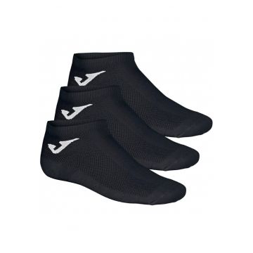 Sosete sport unisex  Invisible - bumbac/poliester - negru -
