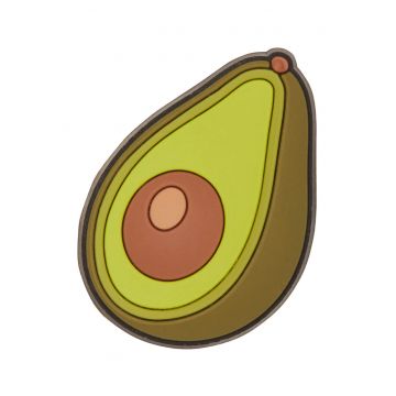Talisman avocado - pentru saboti Jibbitz - Verde/Maro
