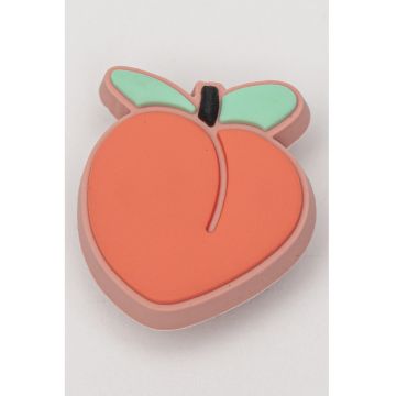 Talisman cu design piersica - Roz somon/Verde menta