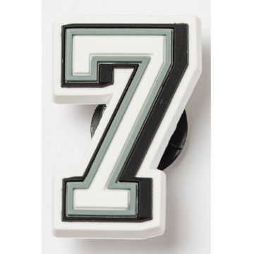 Talisman pentru saboti Jibbitz - Alb/Negru/Gri