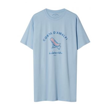 Camasa de noapte - albastru deschis - Edris