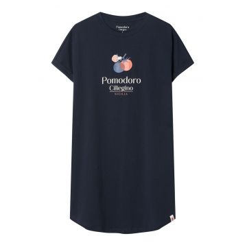 Camasa de noapte - dama - Albastru marin - Dessie Hendereson - Uni