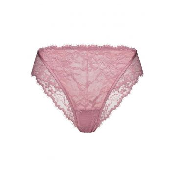 Chiloti dama  Cloe - dantela floral - roz - Roz