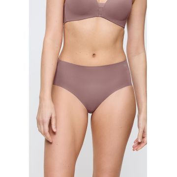 Chiloti fara cusaturi cu talie inalta Flex Smart - Roz prafuit