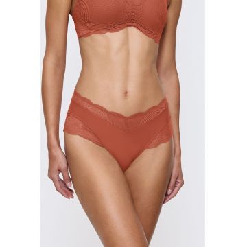 Chiloti hipster din dantela Lift Smart - Maro deschis