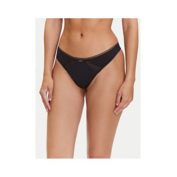 Chiloti tanga dama  negru - lenjerie intima -