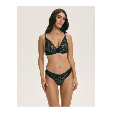 Chiloti tanga -  Freyja - negru - Negru