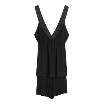 Pijama dama - Clasica - Uni - Negru - Onyx - Uni