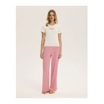 Pijama dama - Dungi - Alb-rosu - Obsession - Dungi