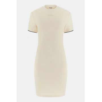 Rochie elastica - pentru fitness - Alb fildes