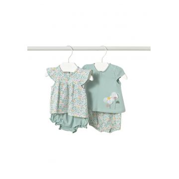 Set 2 Pijamale copii -  PRIMAR-1663 26 JADE - verde - 95% bumbac - 5% elastan -