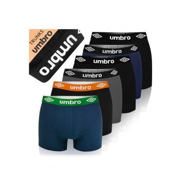 Set 6 Boxeri Barbati -  Bumbac - Multicolor