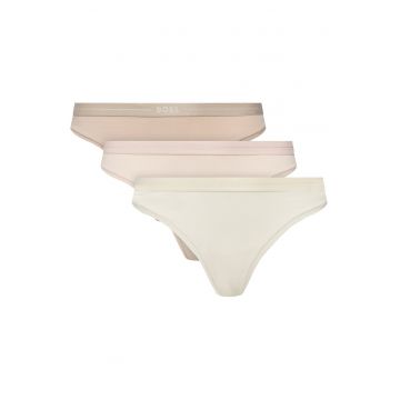 Set chiloti tanga dama  colorat - lenjerie intima -