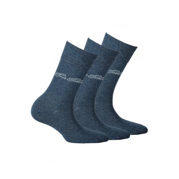 Set de sosete lungi - 3 perechi - Albastru