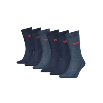 Set de sosete lungi - 6 perechi - Albastru