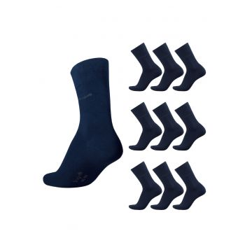 Sosete Barbati  Set 9 Perechi 6703x9 - Albastru inchis