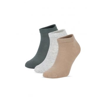 Sosete dama -  0UB-005-AW24 - set 3 perechi - colorat -