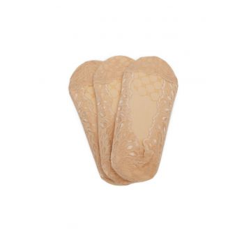 Sosete dama -  bej - 39-42 EU - set 3 perechi