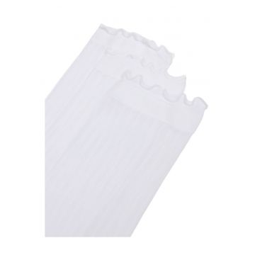 Sosete dama -  lungi - alb