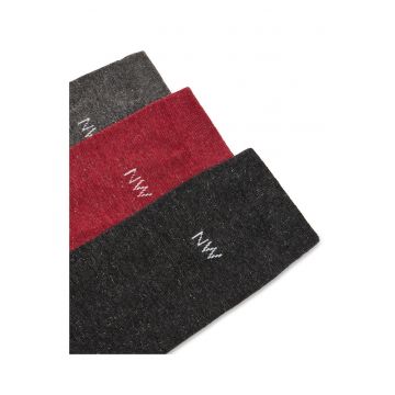 Sosete dama  lungi - gri -