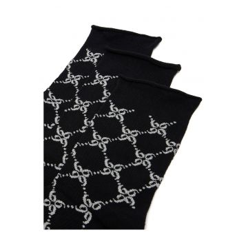 Sosete dama  lungi - negre -