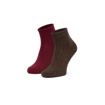 Sosete dama  lungi - nylon - brazowy