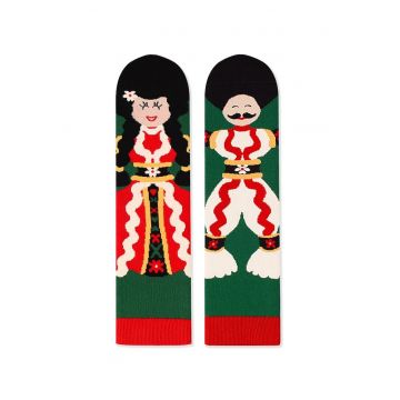 Sosete din bumbac Arty Socks Cuplu Traditional - Verde