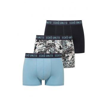 3 perechi boxeri - ECKO.01.40006 - Multicolor