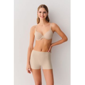 Boxeri fara cusaturi - Bej deschis -