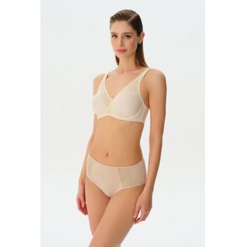 Chiloti hipster cu insertii din plasa