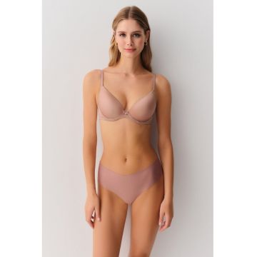 Chiloti hipster fara cusaturi - Roz prafuit -